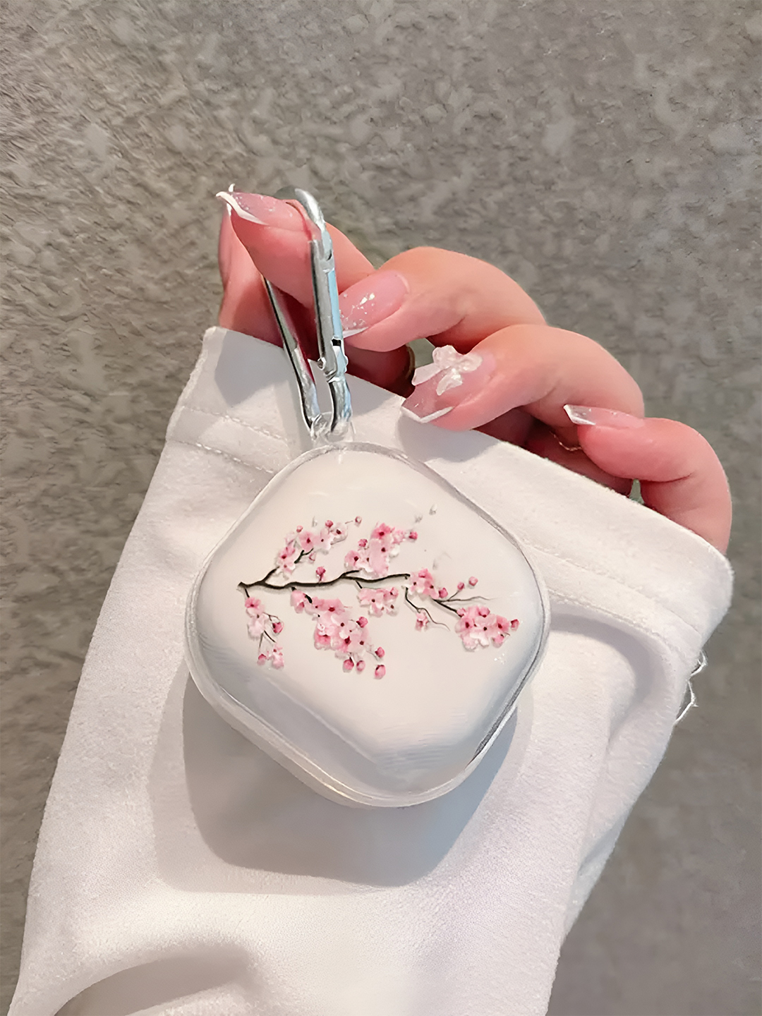 AirPods 1, 2 / Pro, 3, 4 simsiz quloqchinlar uchun g'ilof, yurak nashri bilan