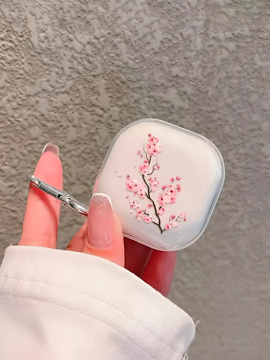 AirPods 1, 2 / Pro, 3, 4 simsiz quloqchinlar uchun g'ilof, yurak nashri bilan