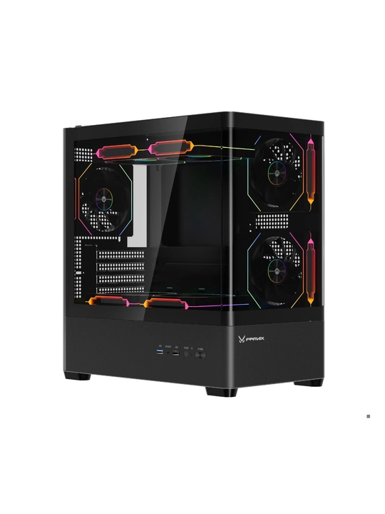 Diamond R4M Nova Корпус ПК, M-ATX, Mini-ITX, ARGB Вентиляторы, Игровой Кейс