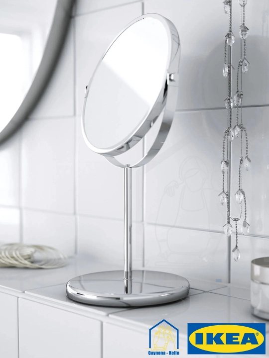 Зеркало настольное в ванную и для макияжа, IKEA TRENSUM 245.244.85