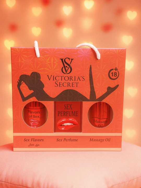 Ayollar uchun Victoria’s Secret Romantik Nabori – Perfume & Oil Set (3 ta)