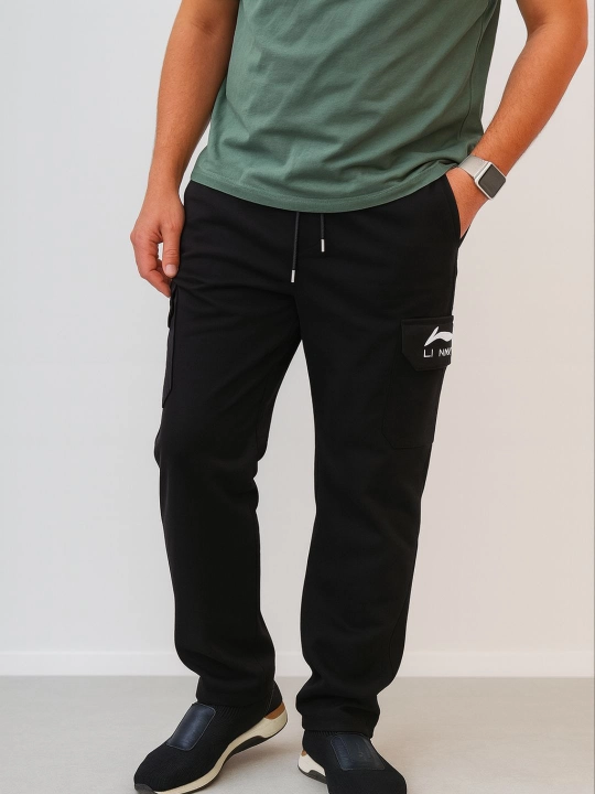 Erkaklar uchun yumshoq Qulay Sportivniy Shim Model Cho‘ntakli