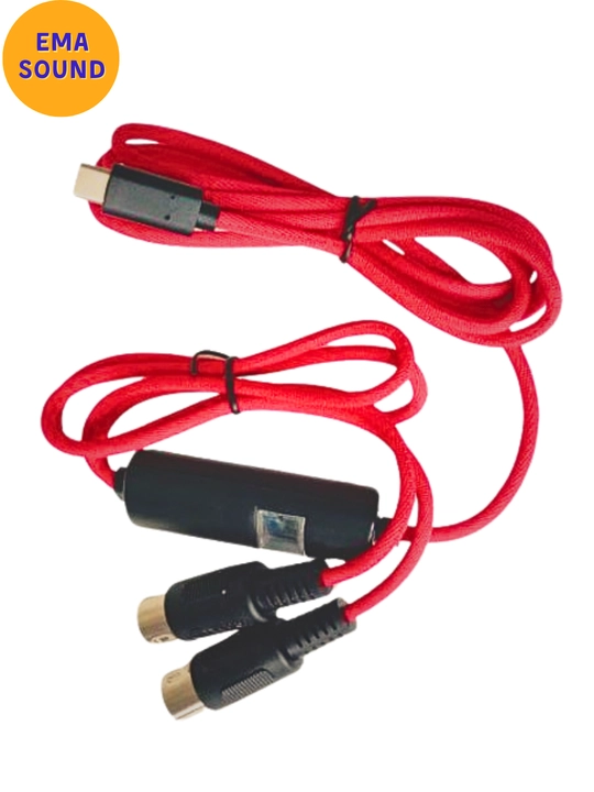 USB / USB-C MIDI kabel sintezatorlarni kompyuterga ulash uchun