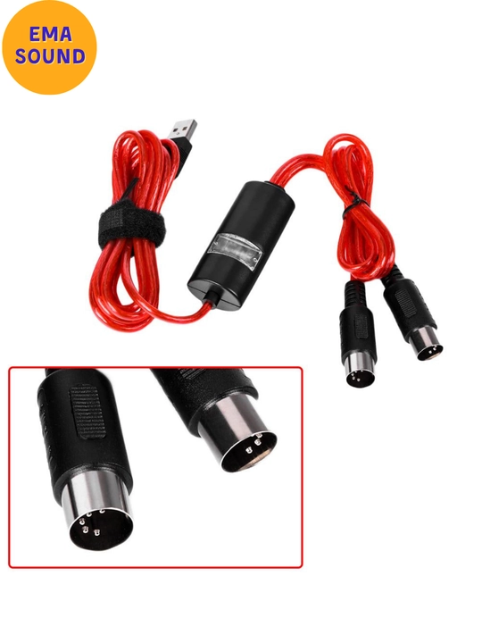 USB / USB-C MIDI kabel sintezatorlarni kompyuterga ulash uchun - 