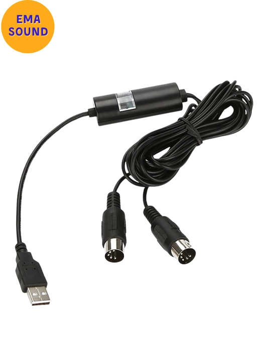 USB / USB-C MIDI kabel sintezatorlarni kompyuterga ulash uchun