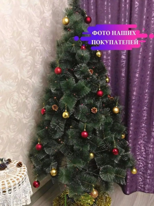 Елка искусственная, заснеженная, 60 см, 90 см, 120 см, 150 см, 180 см, 210 см - 