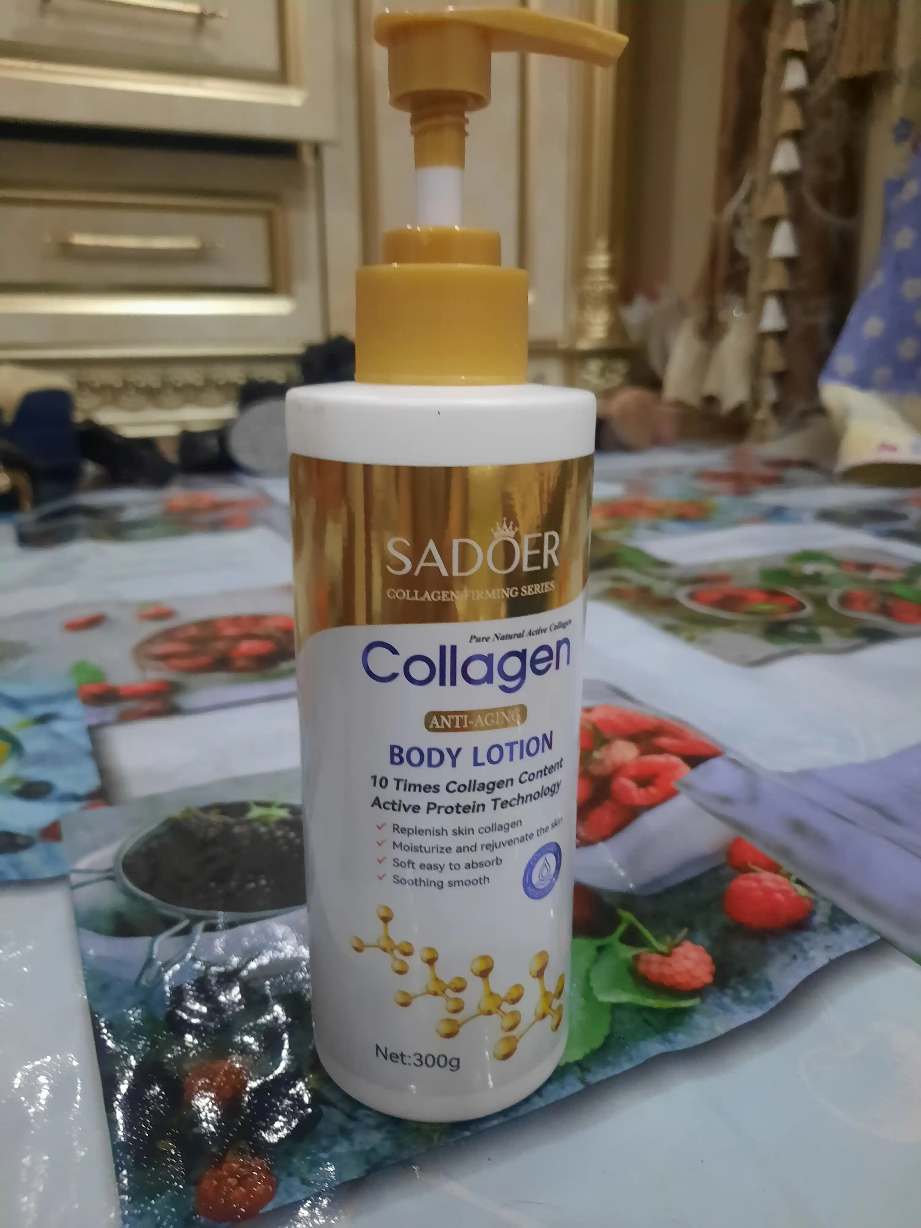 Krem-balzam, tana losoni, namlovchi, kollagen, 300 ml