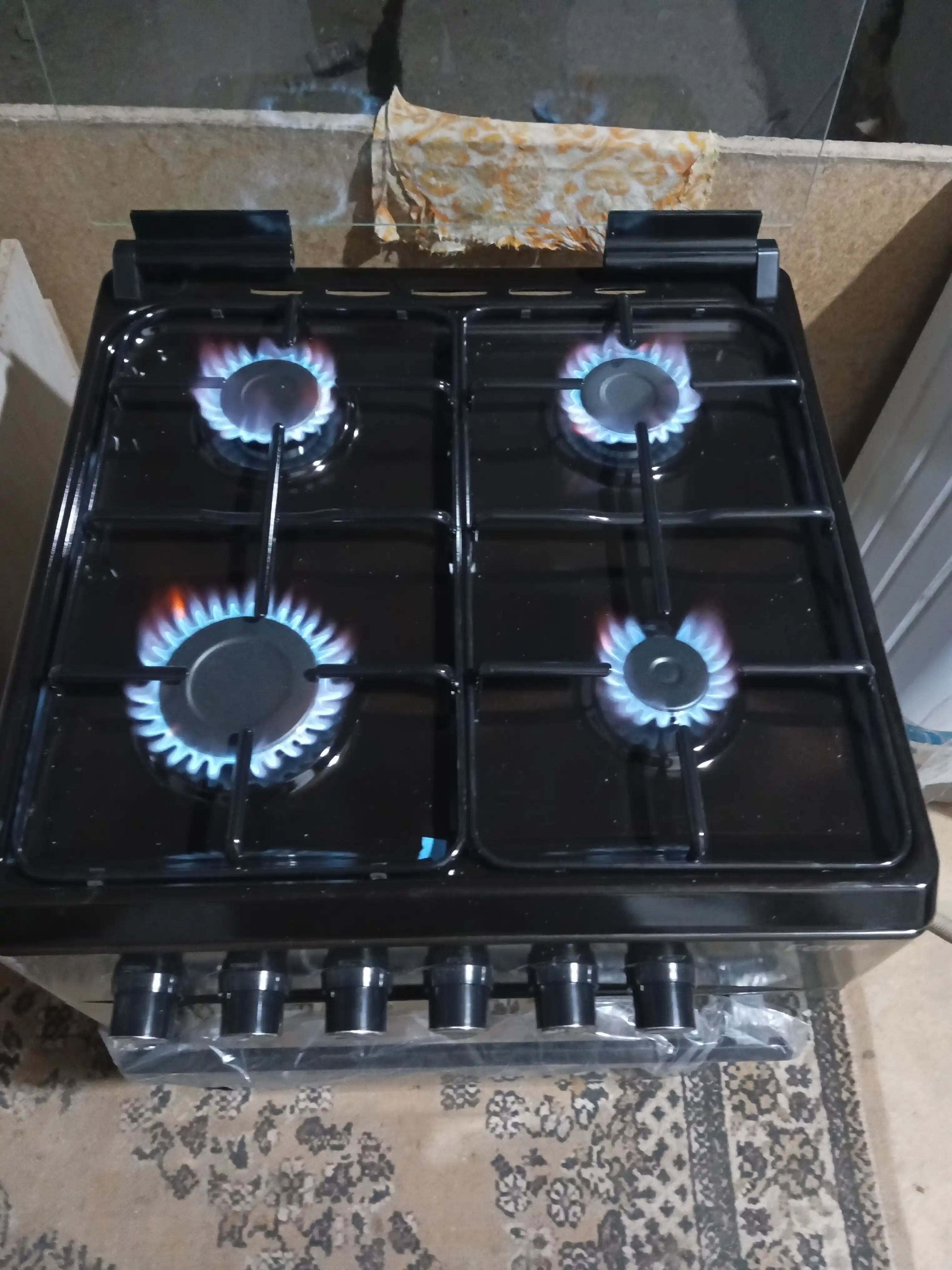 Gaz plita FERRE-LP 60G 40 DB-ECO va W-ECO, 57 litr, 4 gaz konfokalar