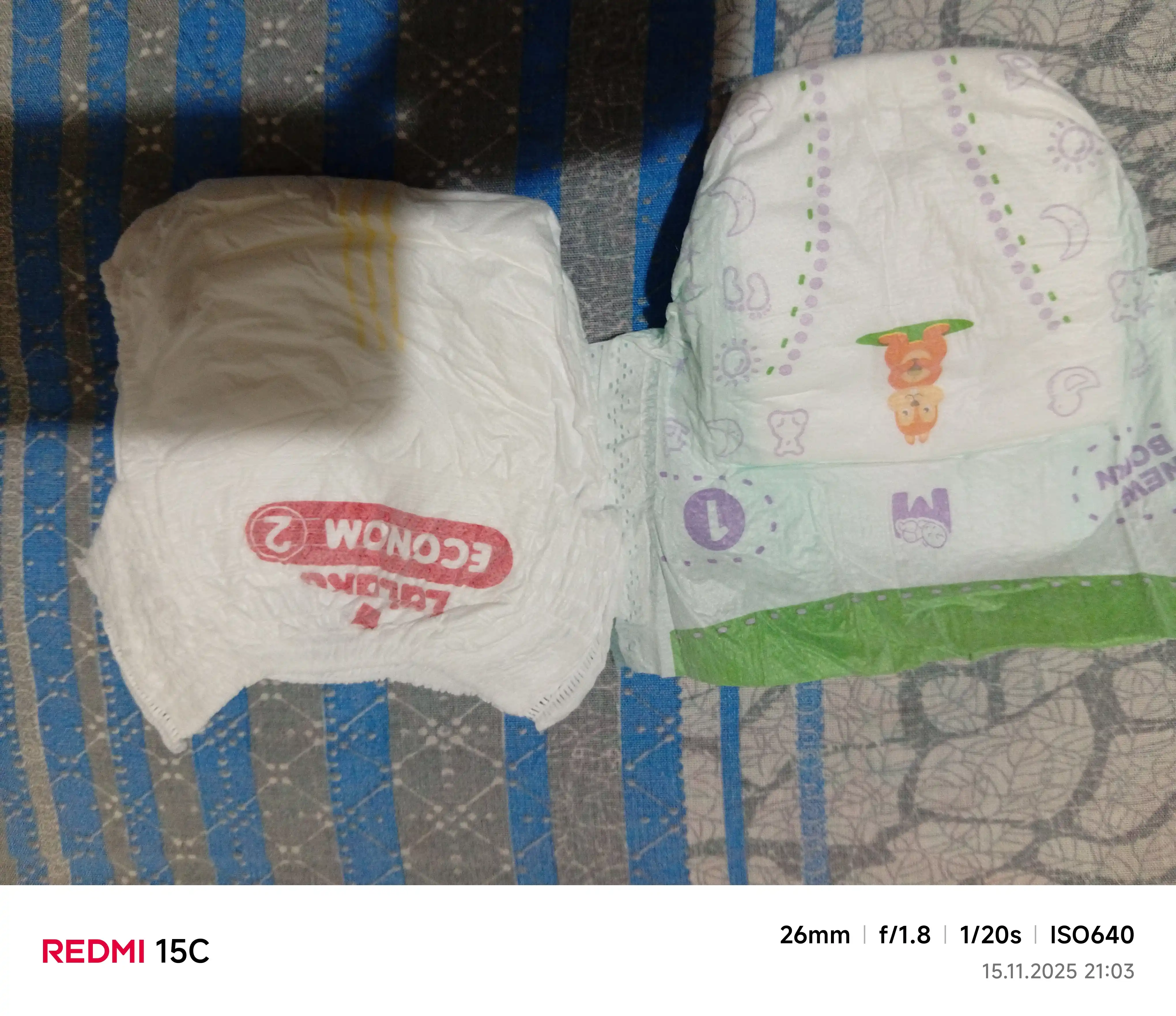 Taglik-trusiklar LaLaku Econom (ECONOM), o‘lchami 2 (3-6 kg), 100 dona