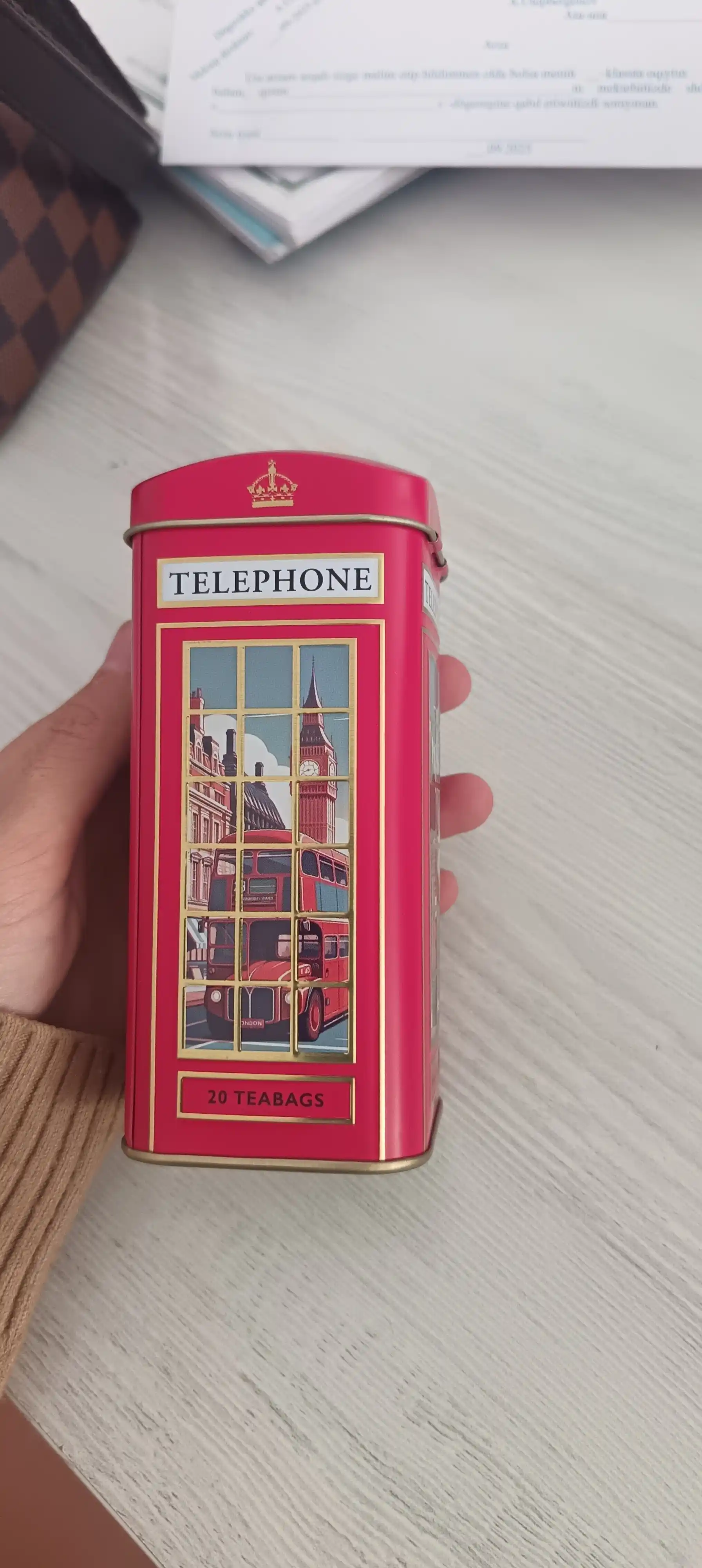 Choy " Ahmad Tea ", English breakfast, London telefoni, 50 gr (1095)