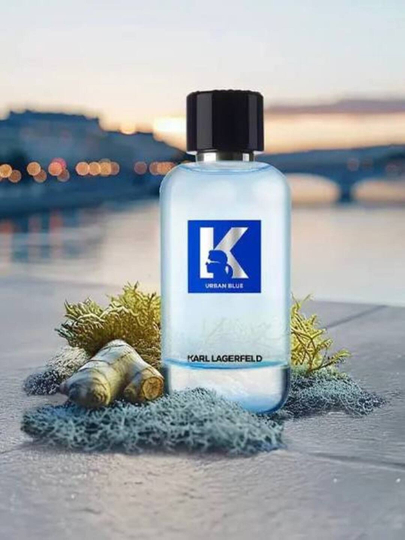 Erkaklar uchun Karl Lagerfeld Jeans Urban Blue parfyumlangan suv, 100 ml - 