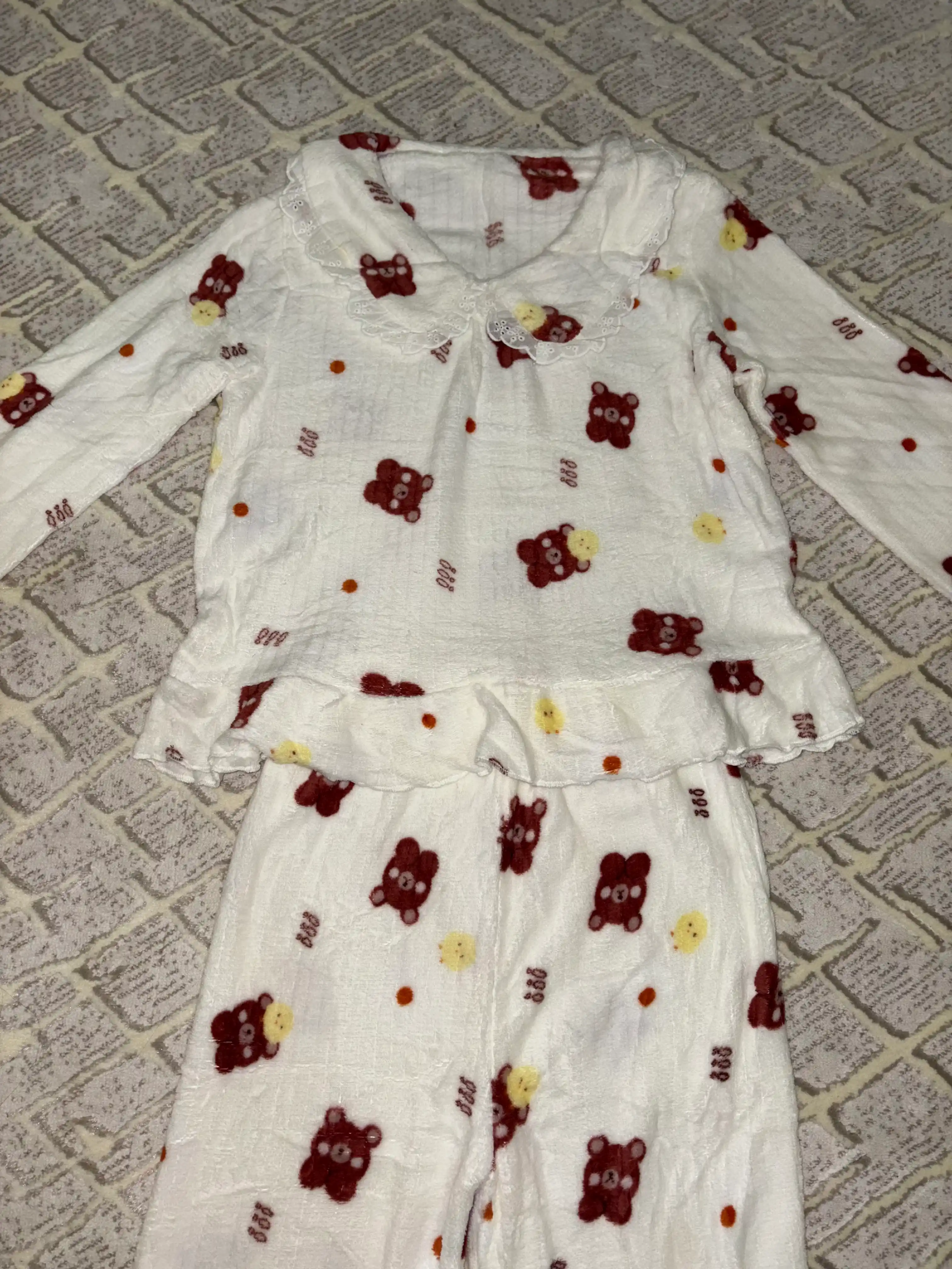 Ayollar va qizlar uchun pijama, uy kiyimi, qishgi pijama dvoyka komplekt