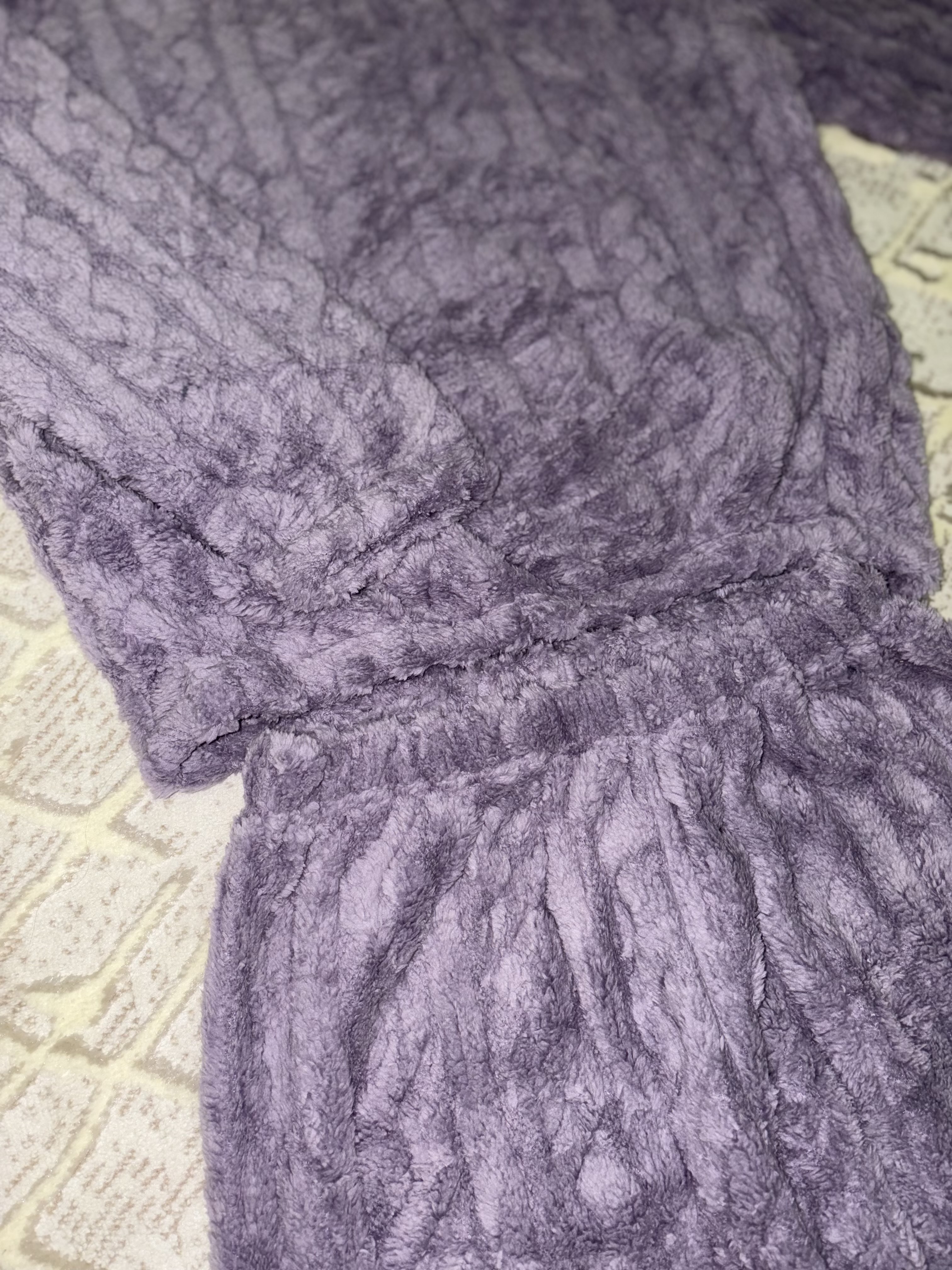 Ayollar va qizlar uchun issiq qishki flizli pijama dvoyka, komplekt shim, triko, kofta