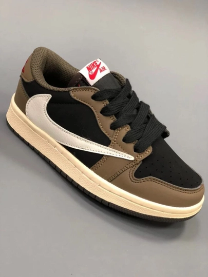 Кроссовки NIKE AIR JORDAN — спортивные, классические, унисекс, 36–47 — 6465989-JORDAN1-КОРИЧН-42