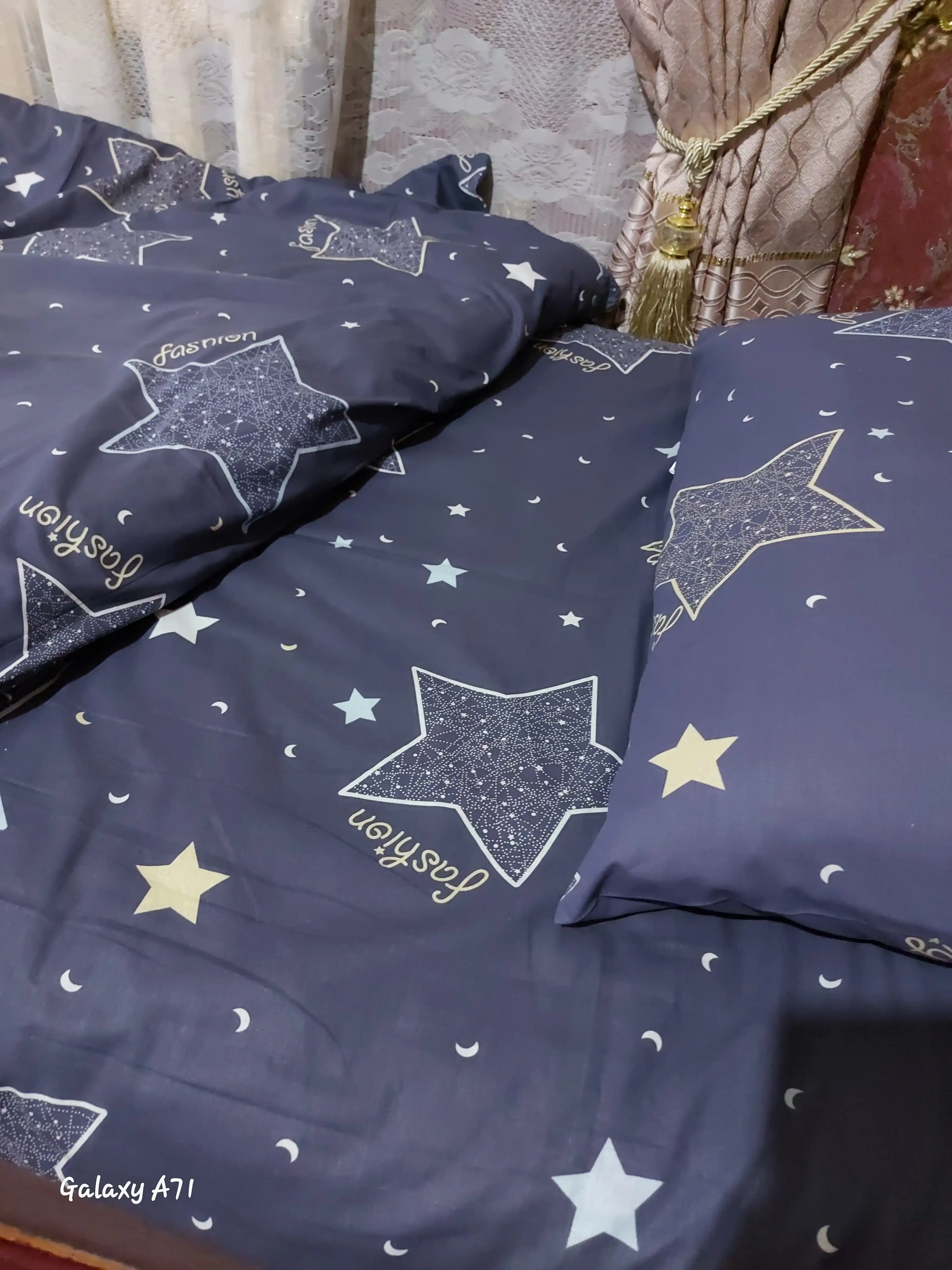 Bir kishilik va ikki kishilik choyshab to‘plami, 100% paxta, poplin, rangini yo‘qotmaydi