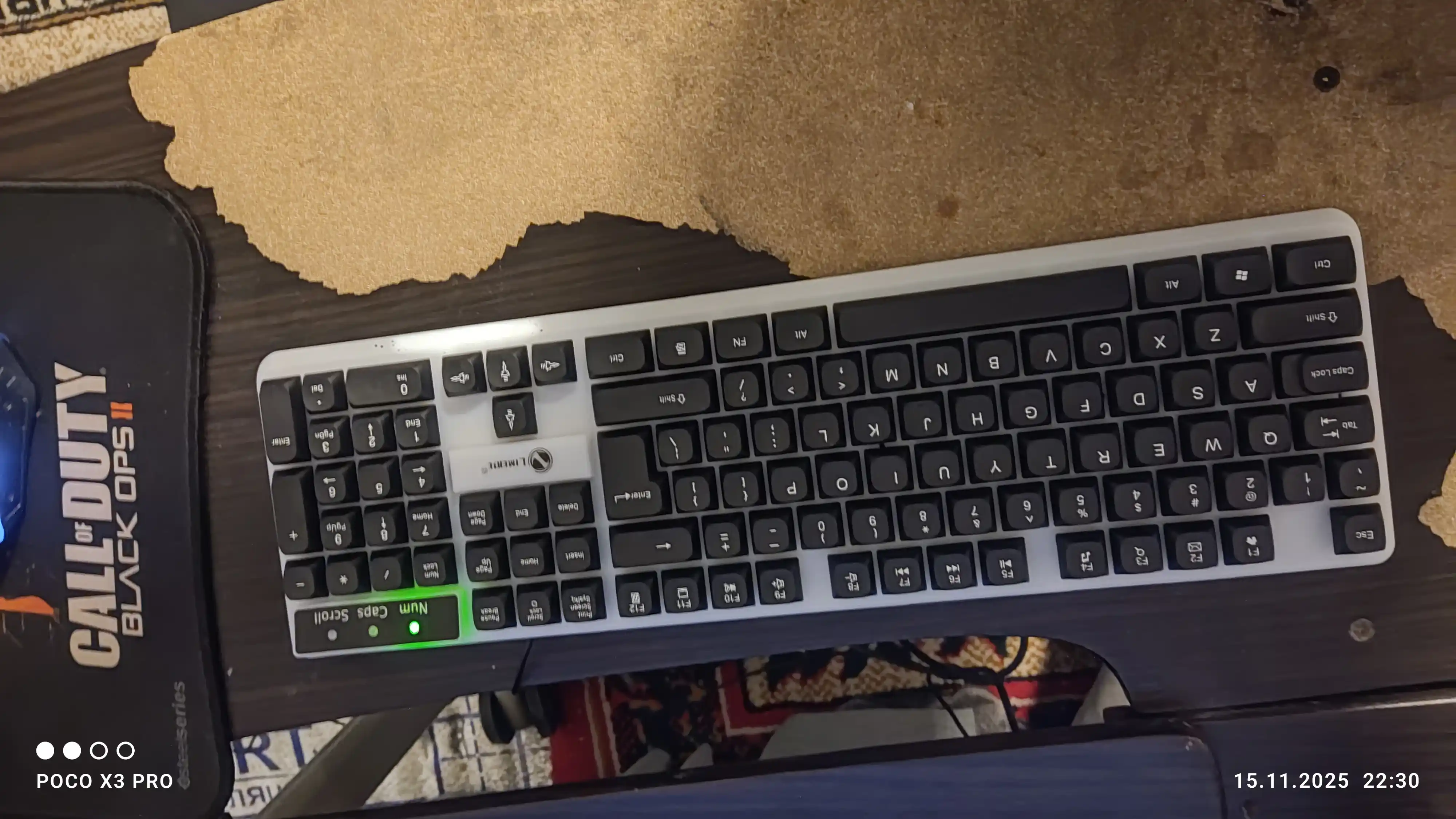 O'yin klaviatura va sichqonchasi T-Wolf TF270,GTX350,TF200 led chiroqli