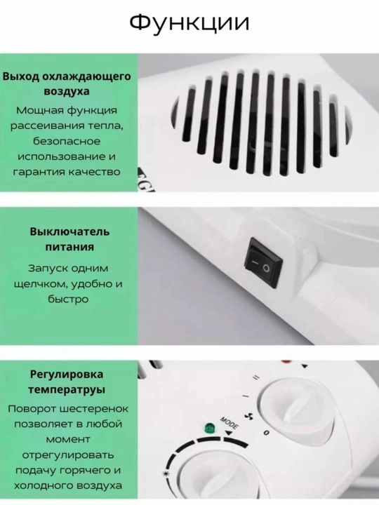 Isitgich, buriladigan issiqlik ventilyatori