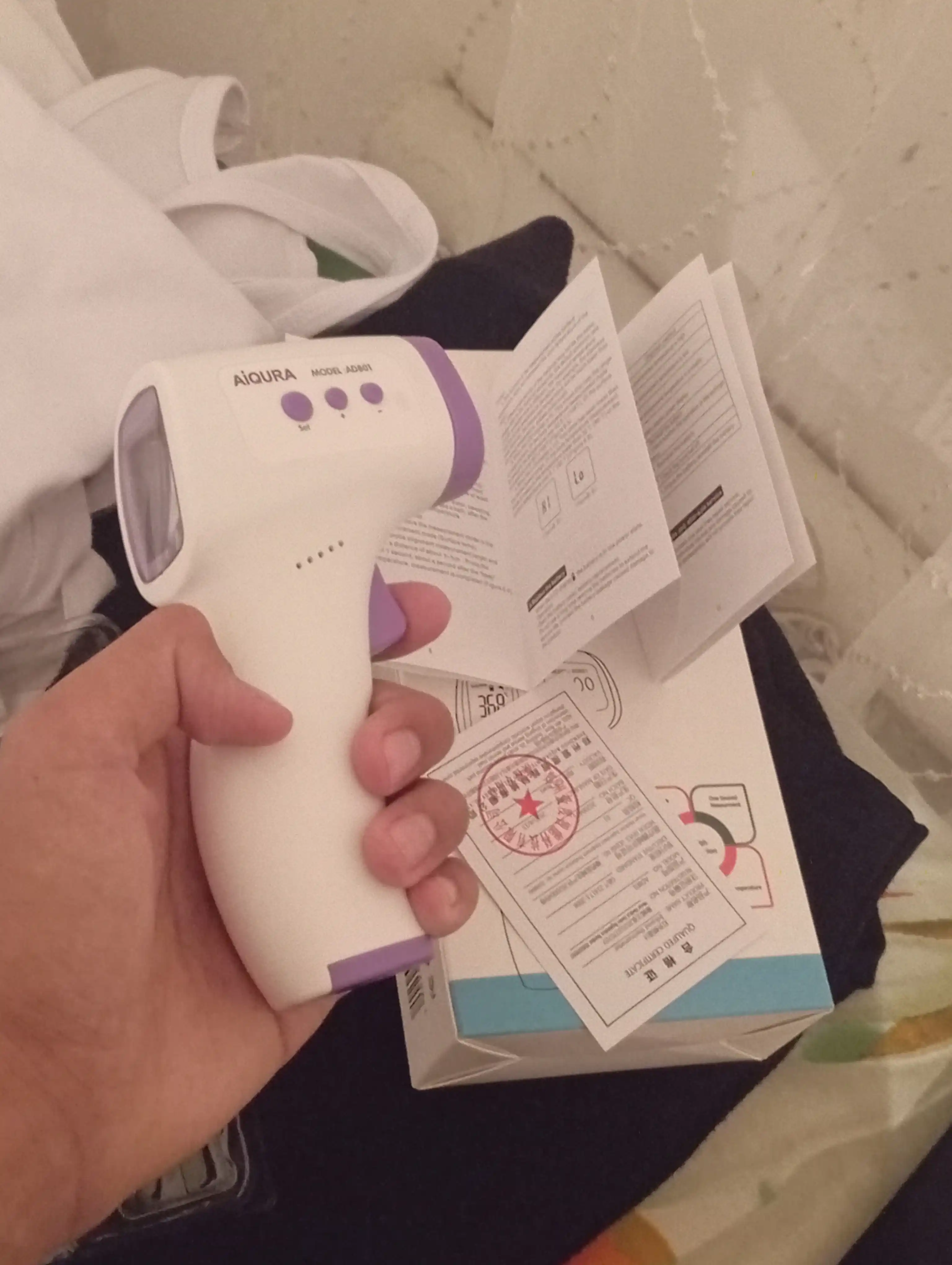 Termometr elektron infraqizil, kontaktsiz