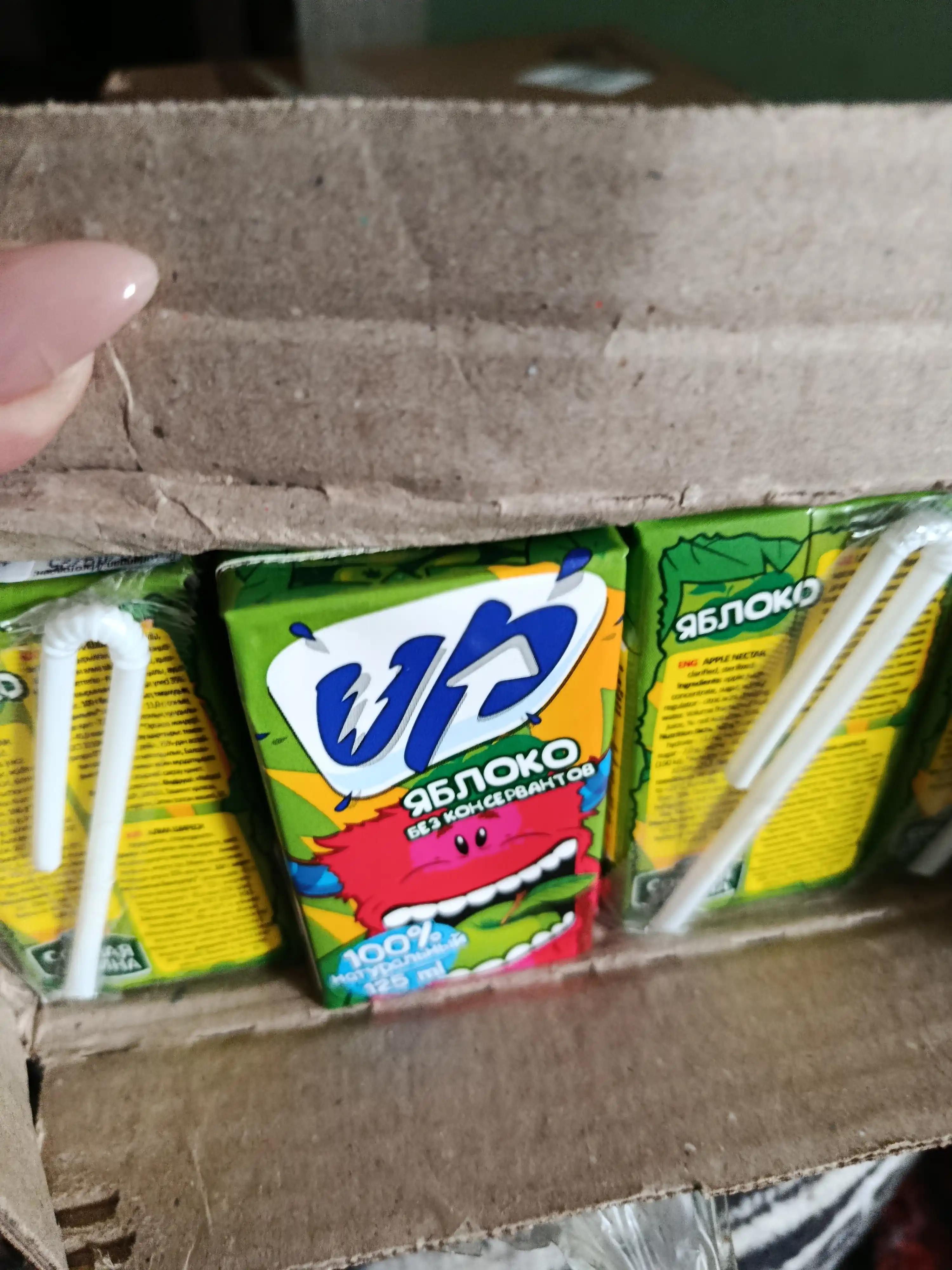 Сок Up Яблоко, 125 мл х 40шт