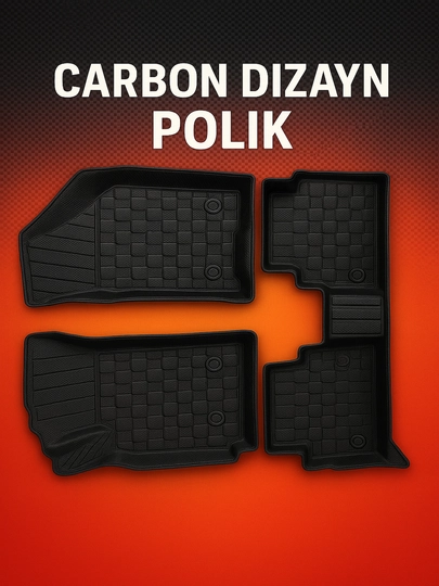Коврик автоковрик автомобильный коврик Carbon дизайн коврики для Cobalt Laceti Nexia Spark — BUYLAND-CARBON-Gentra