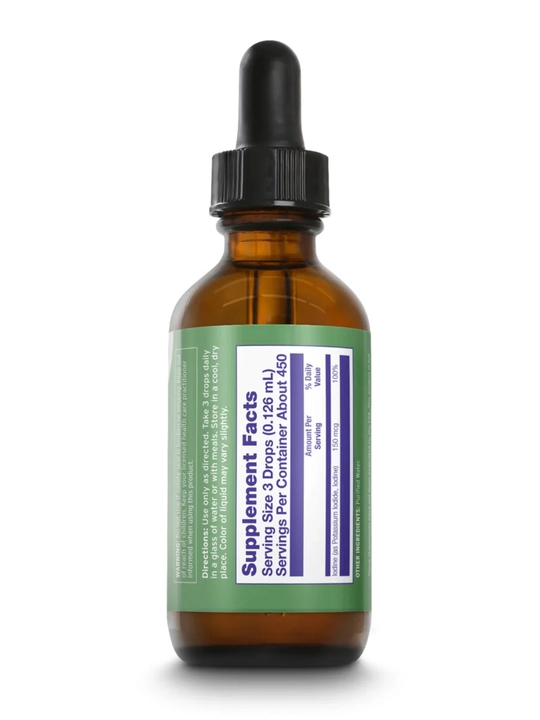 Life-flo Liquid Iodine Plus йод в каплях, поддержка щитовидной железы, 59 мл