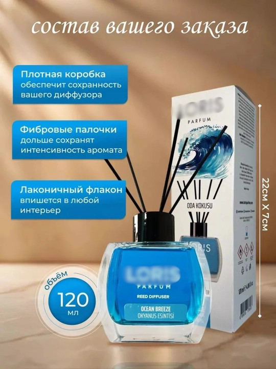 Диффузор для дома и офиса освежители воздуха диффузор с различными ароматами 50 мл