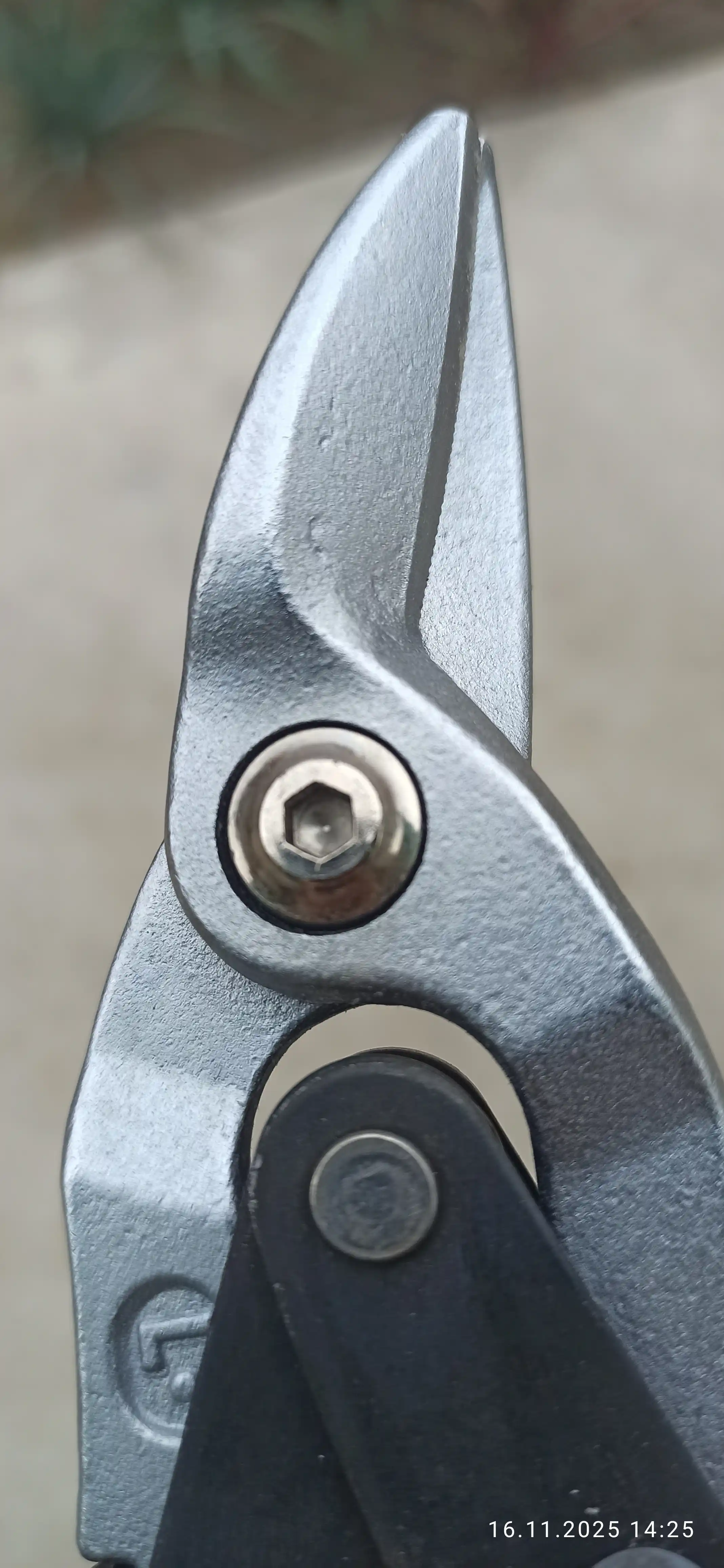 DENZEL metall qaychi, tekis va chap kesma, 270 mm, 78372