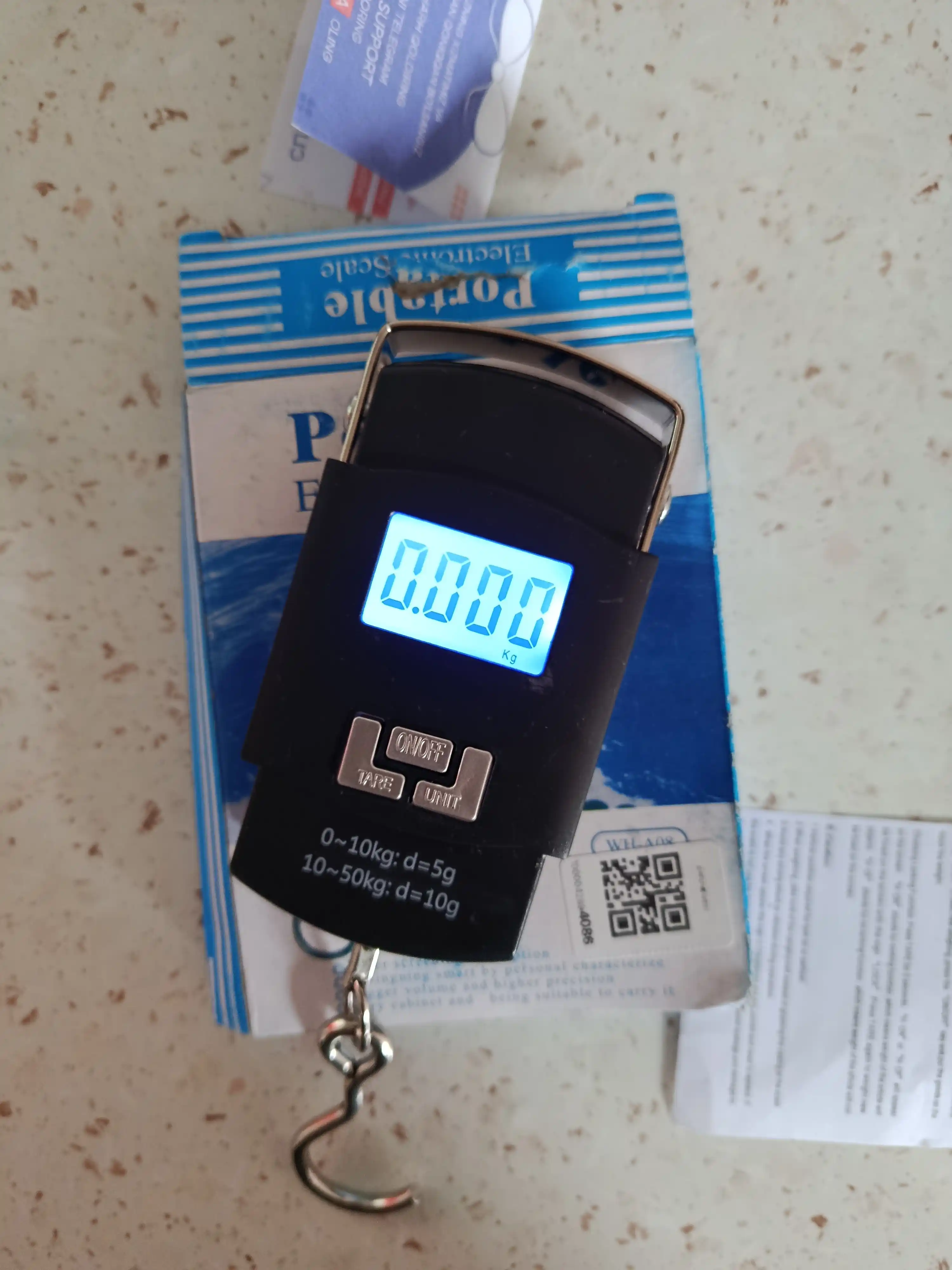 Elektron tarozilar bezmen, qol va tirnoq tarazilar, portativ, 50 kg gacha