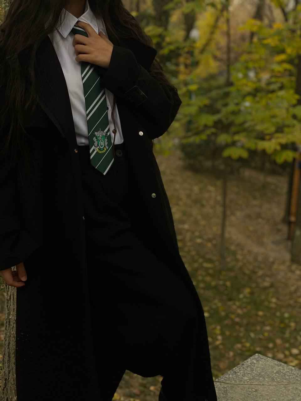 Garry Potter Hogwarts bo'yinbog'i Gryffindor, Slytherin, Ravenclaw, Hufflepuff, logo bilan