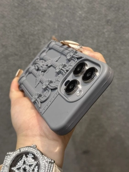 Чехол для iPhone, белый, серый чехол, 13, 14, 15, 16, PRO, PRO MAX