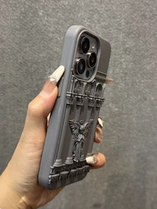 Чехол для iPhone, белый, серый чехол, 13, 14, 15, 16, PRO, PRO MAX