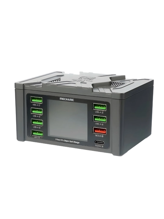 Mechanic V-Power 8 Pro 110W – 8 портов зарядная станция для смартфонов и планшетов