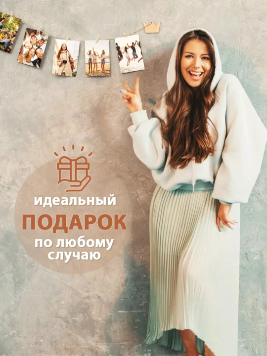 Moodboard LED chiroq bilan, foto panel qisqichli, yog‘och surat ushlagich yoritgich bilan