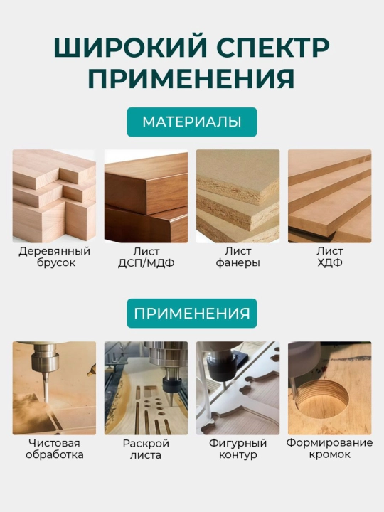 CNC uchun yog'och uchun yuqoriga/pastga spiral chipli bitta fleytali siqish to'sar