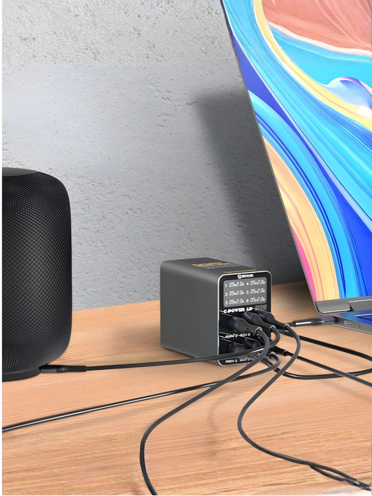 Mechanic C-Power 6C – интеллектуальная зарядная станция с 6 USB портами