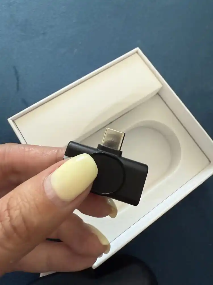 Simsiz petlichkali mikrofon, 2 tasi 1 da, iPhone va Android uchun, Type-C va Lightning
