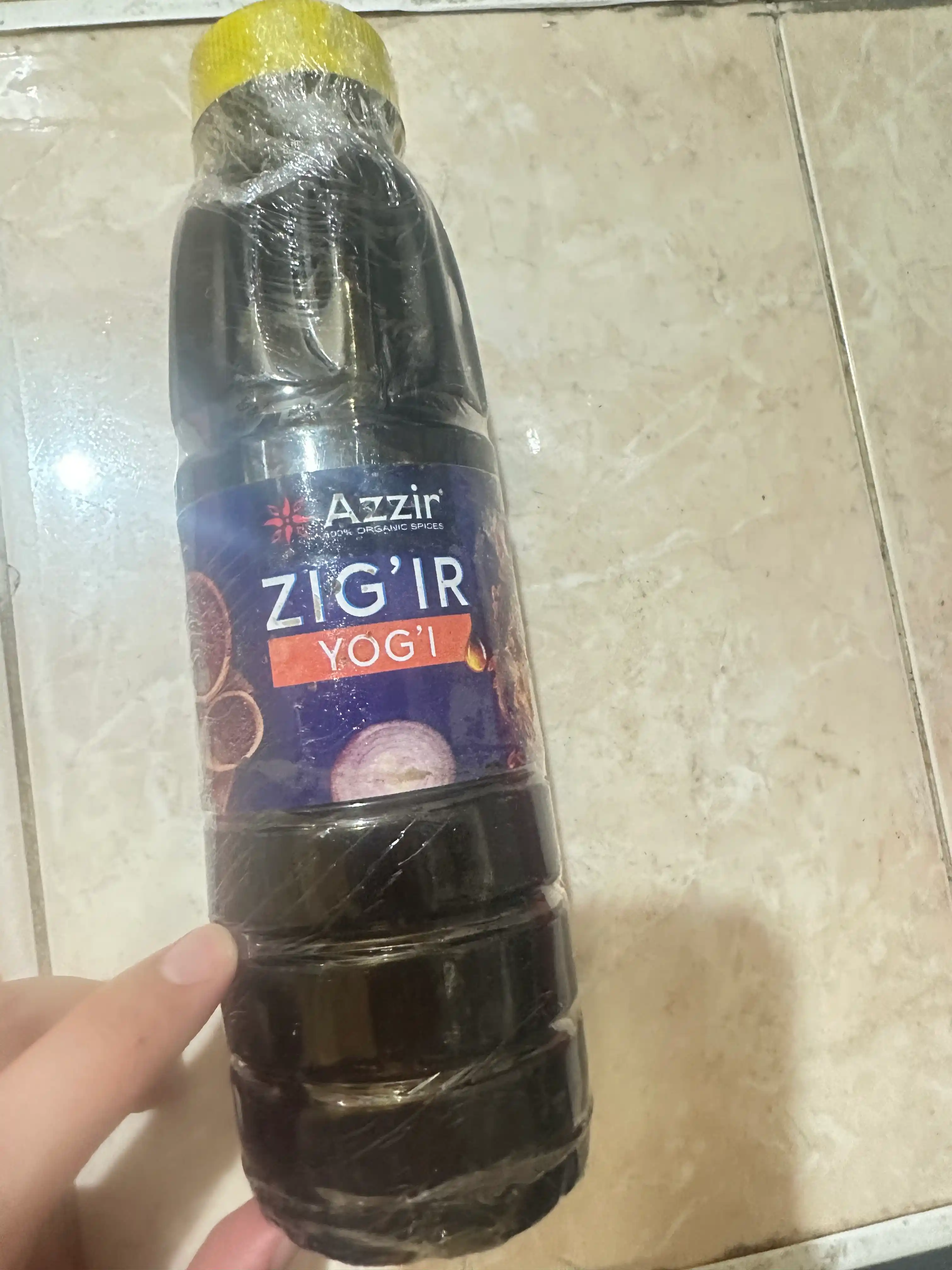 Zig'ir yog'i palov uchun "Azzir" dan, dog'langan,  500 ml