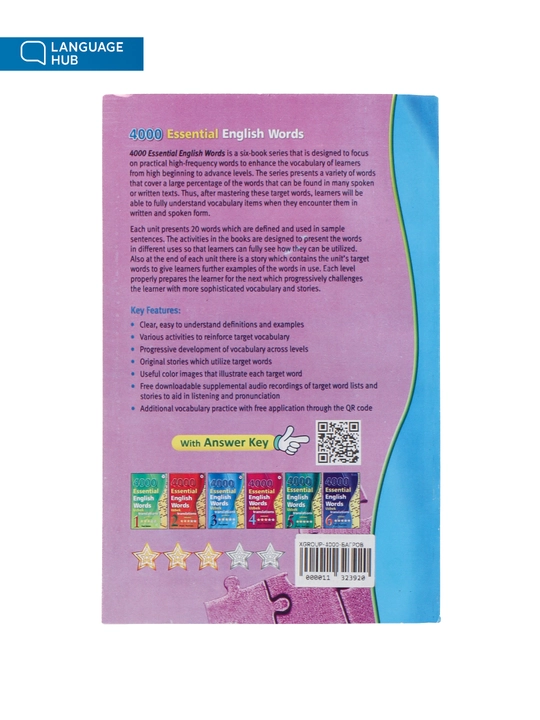 4000 Essential english words 1, 2, 3, 4, 5, 6 Uzbek translations