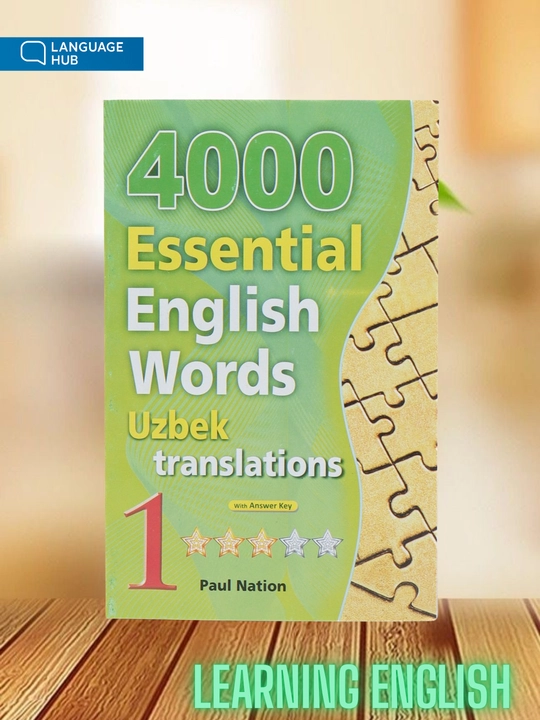 4000 Essential english words 1, 2, 3, 4, 5, 6 Uzbek translations - 