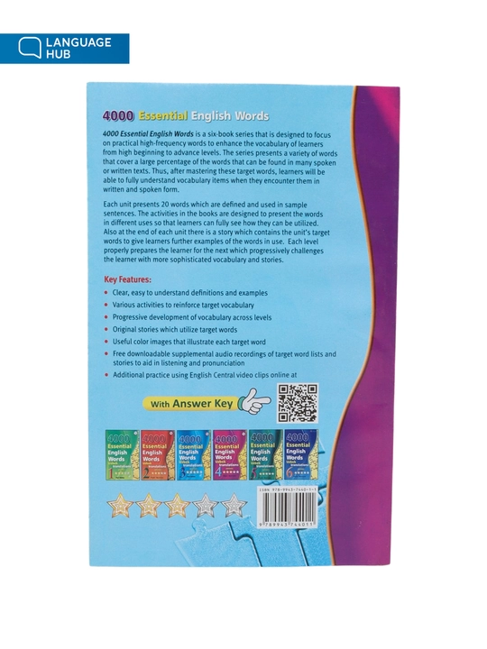 4000 Essential english words 1, 2, 3, 4, 5, 6 Uzbek translations