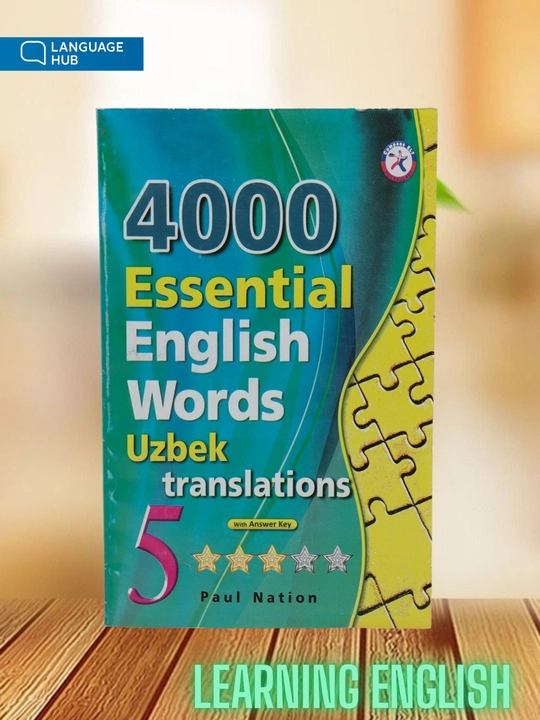 4000 Essential english words 1, 2, 3, 4, 5, 6 Uzbek translations - 