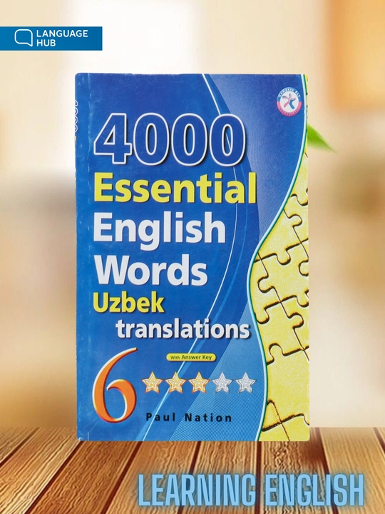 4000 Essential english words 1, 2, 3, 4, 5, 6 Uzbek translations - 