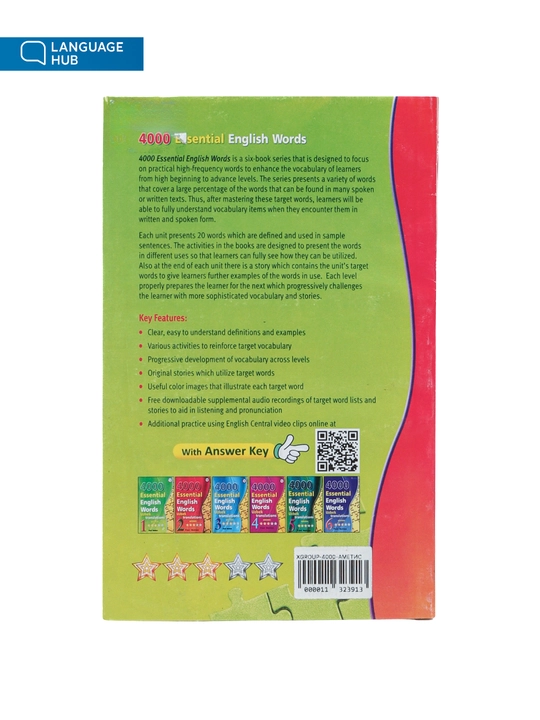 4000 Essential english words 1, 2, 3, 4, 5, 6 Uzbek translations