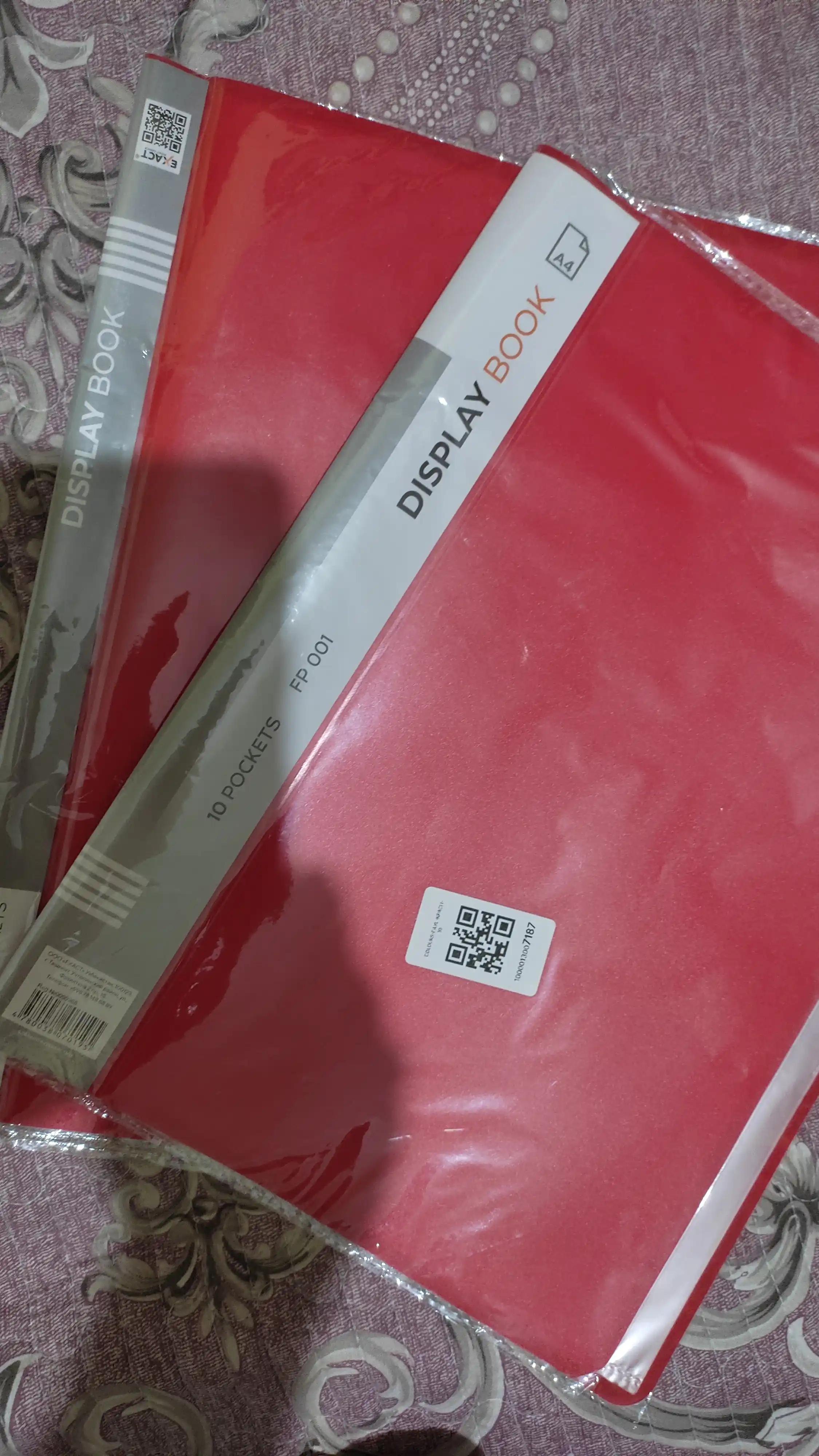 Fayl papka Exact A4 o'lchamli 10, 20, 30, 40, 60, 80, 100 tagacha blankalar