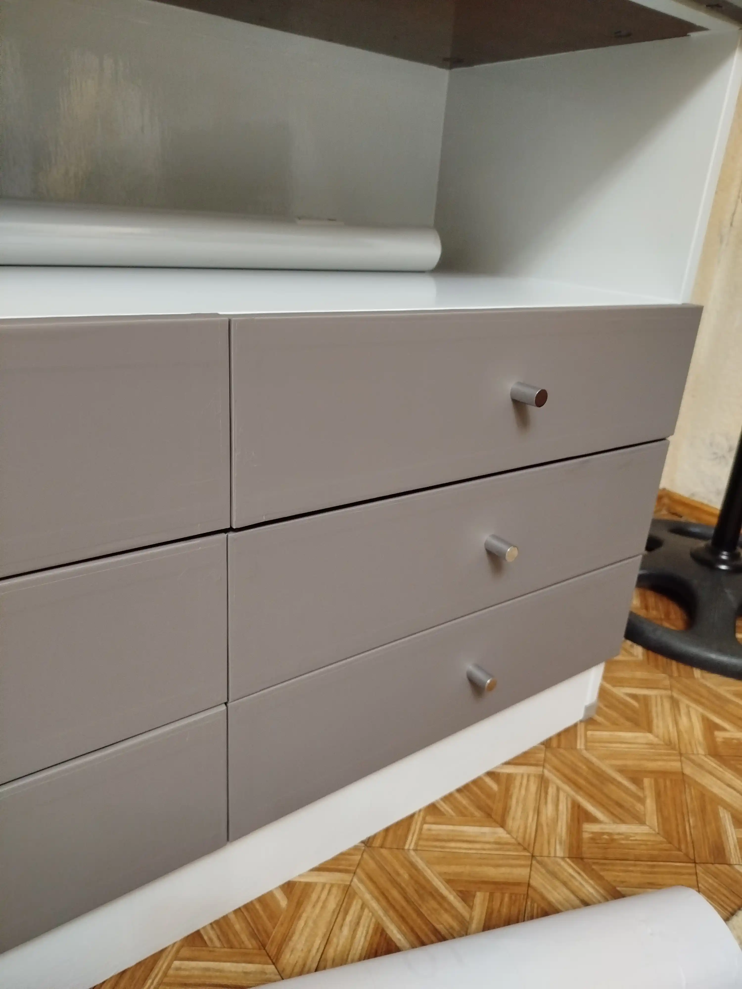 Самоклейка для мебели, пленка самоклеящаяся, однотонная, 300х40, 300х60