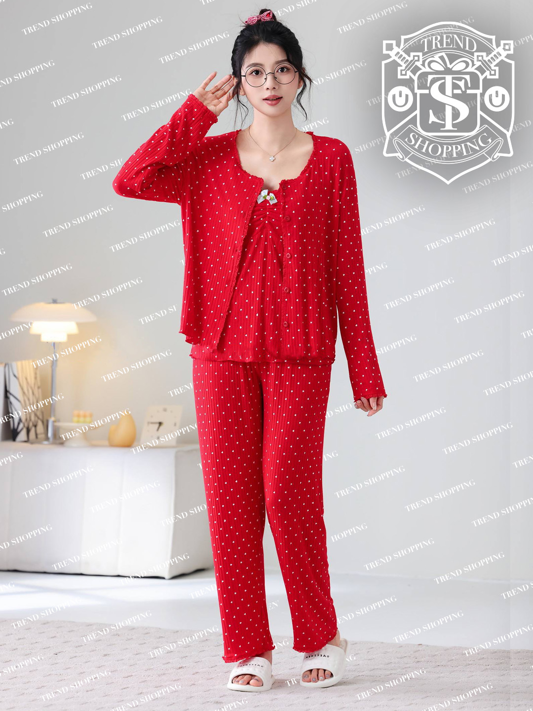 Pijama ayollar uchun, 3 tasi 1 da, barcha fasllar uchun - 