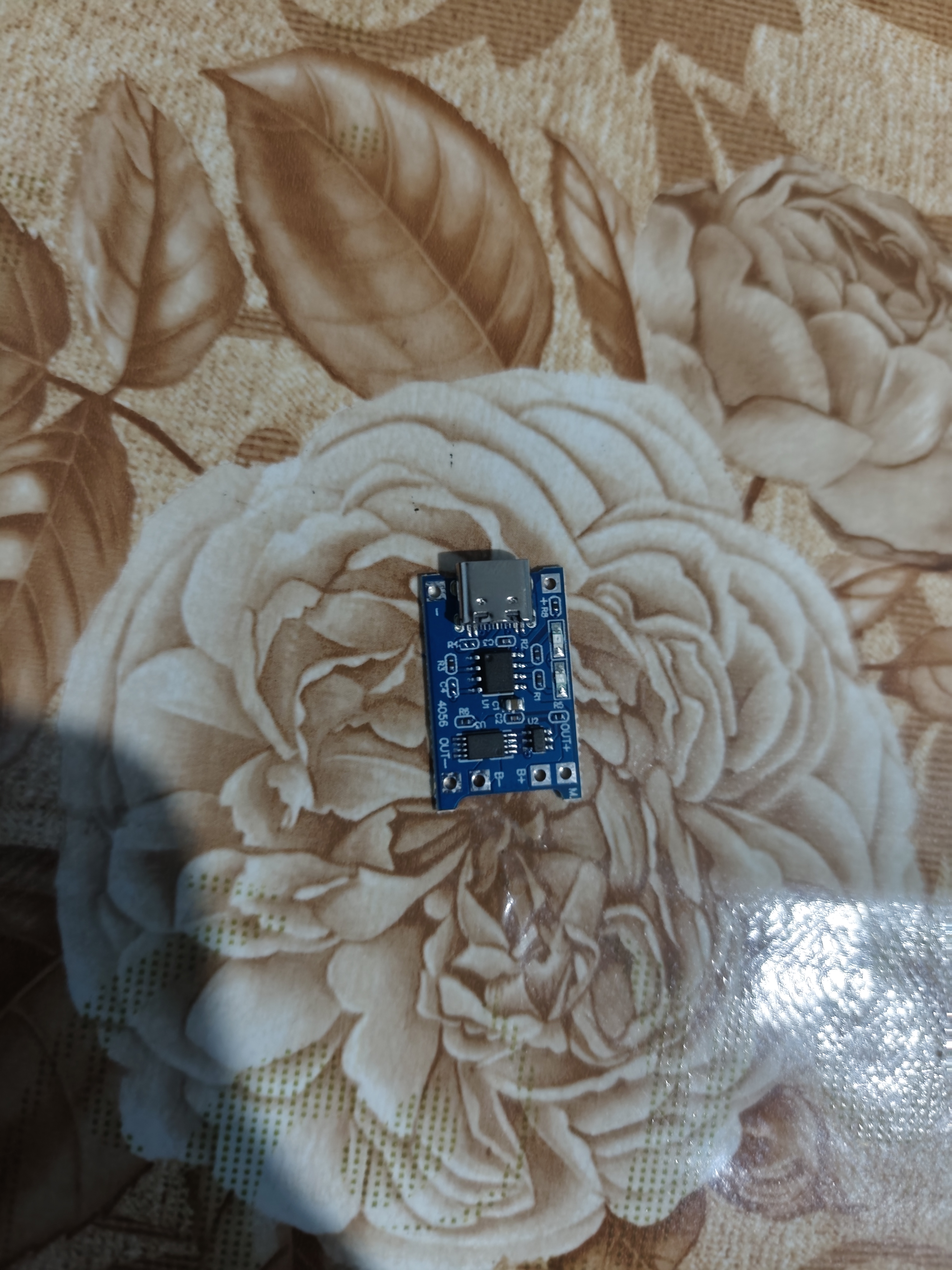 TP4056A Type-C va Micro USB litiy batareyalarini zaryadlash va himoyalash moduli