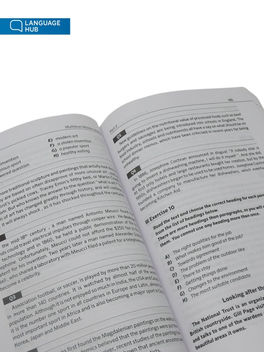 Multilevel master, Speaking, Listening, Reading, Writing, Mock tests, IELTS, Foundation
