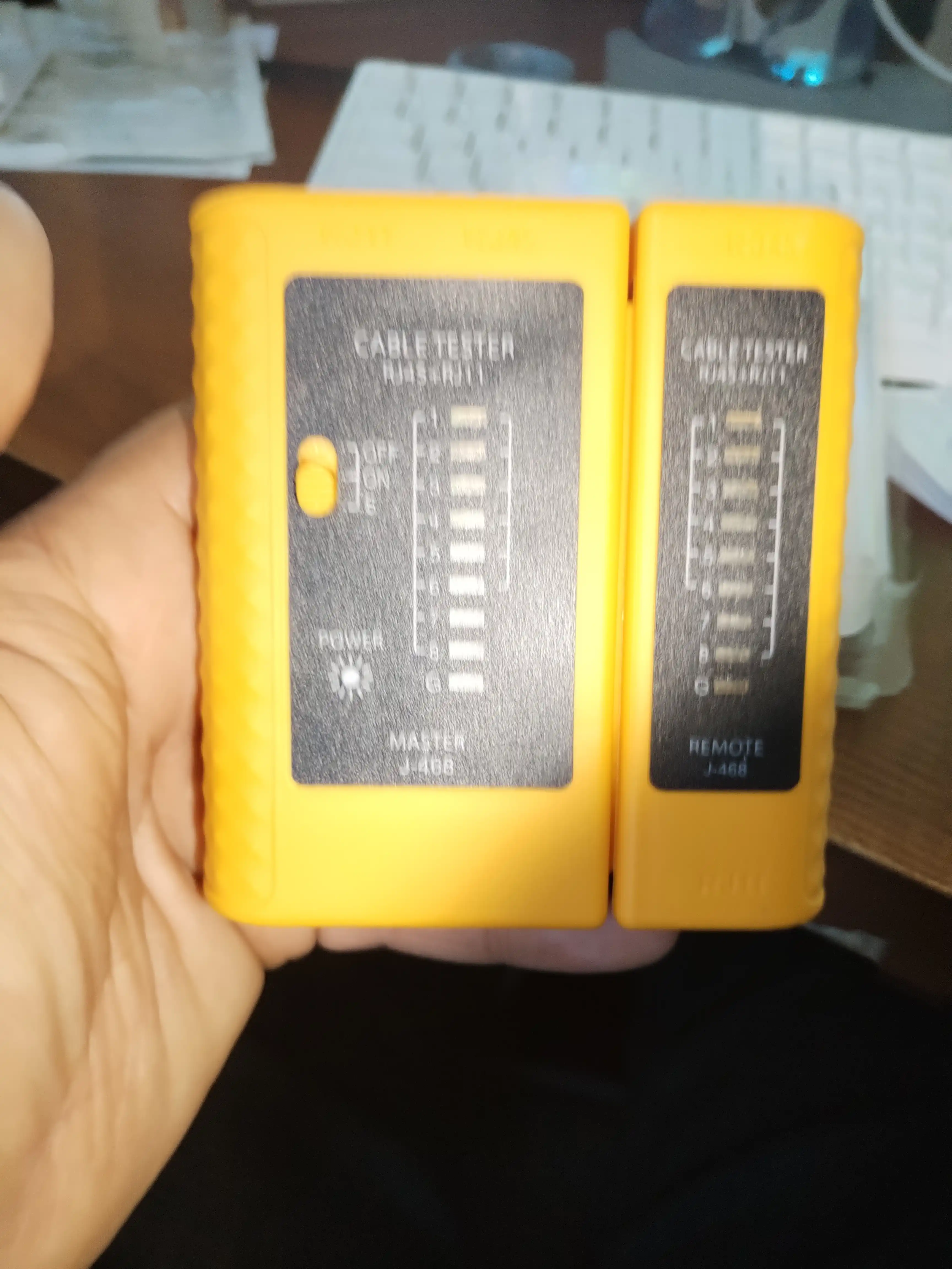 Tester tarmoq kabelini tekshirish uchun LAN RJ45 va RJ11