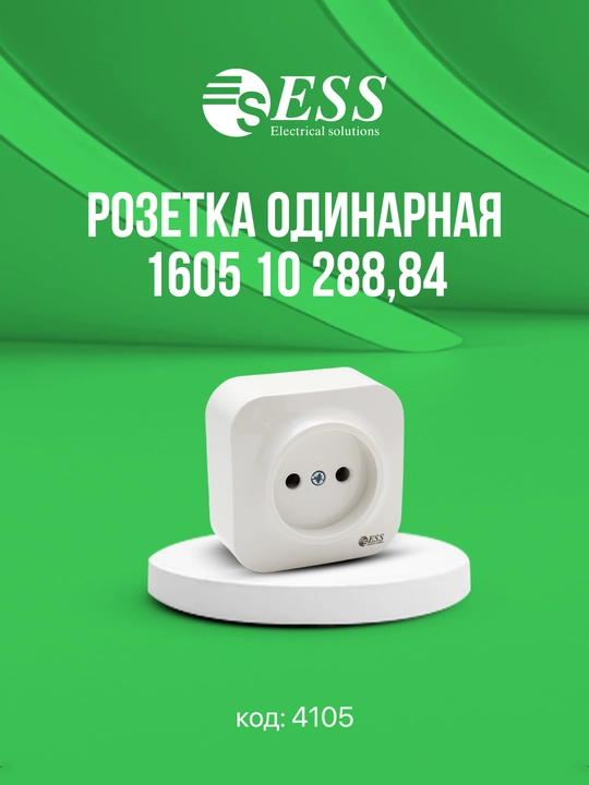 ESS tashqi rozetka va vklyuchatellar — namlikka chidamli va ishonchli